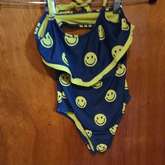 Justice Blue and Yellow Swimsuit - Picture 8 of 8